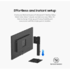 ⁦מסך מחשב SAMSUNG 27″ ViewFinity S7 4K⁩ – תמונה ⁦4⁩