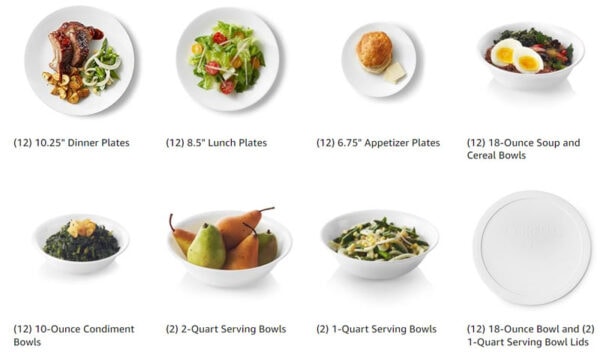 ⁦סט ל 12 סועדים  Corelle Vitrelle⁩ – תמונה ⁦3⁩